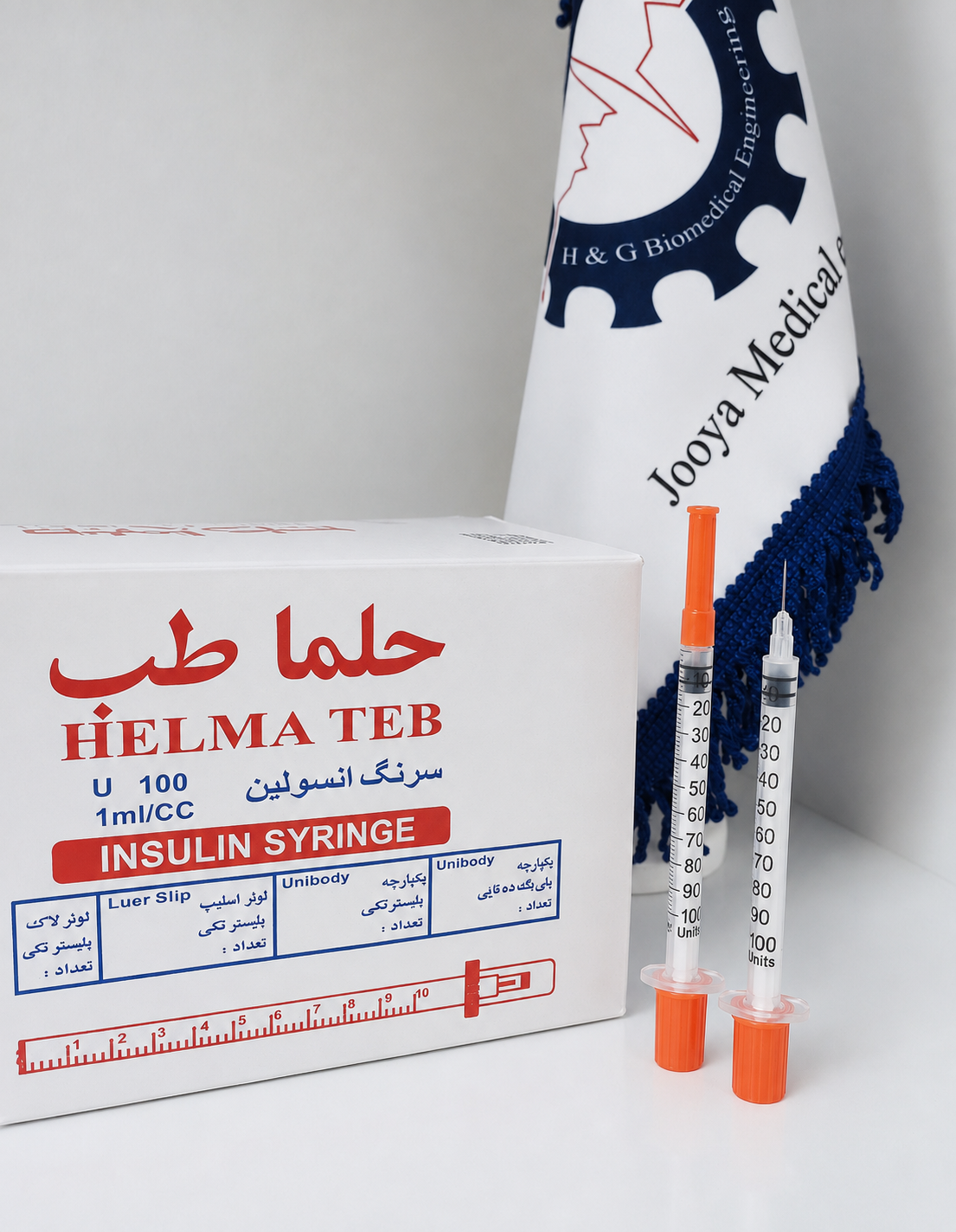 سرنگ انسولین یکپارچه حلما طب G30